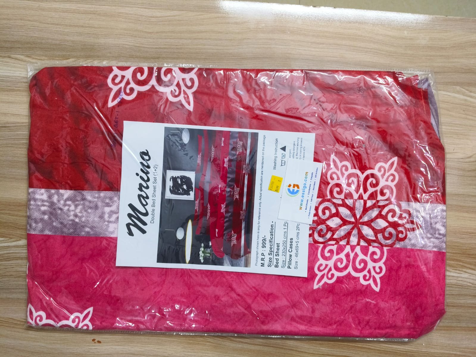 Marino Premium Double Bedsheet Set | Buy 1 Get 1 FREE - Image 2